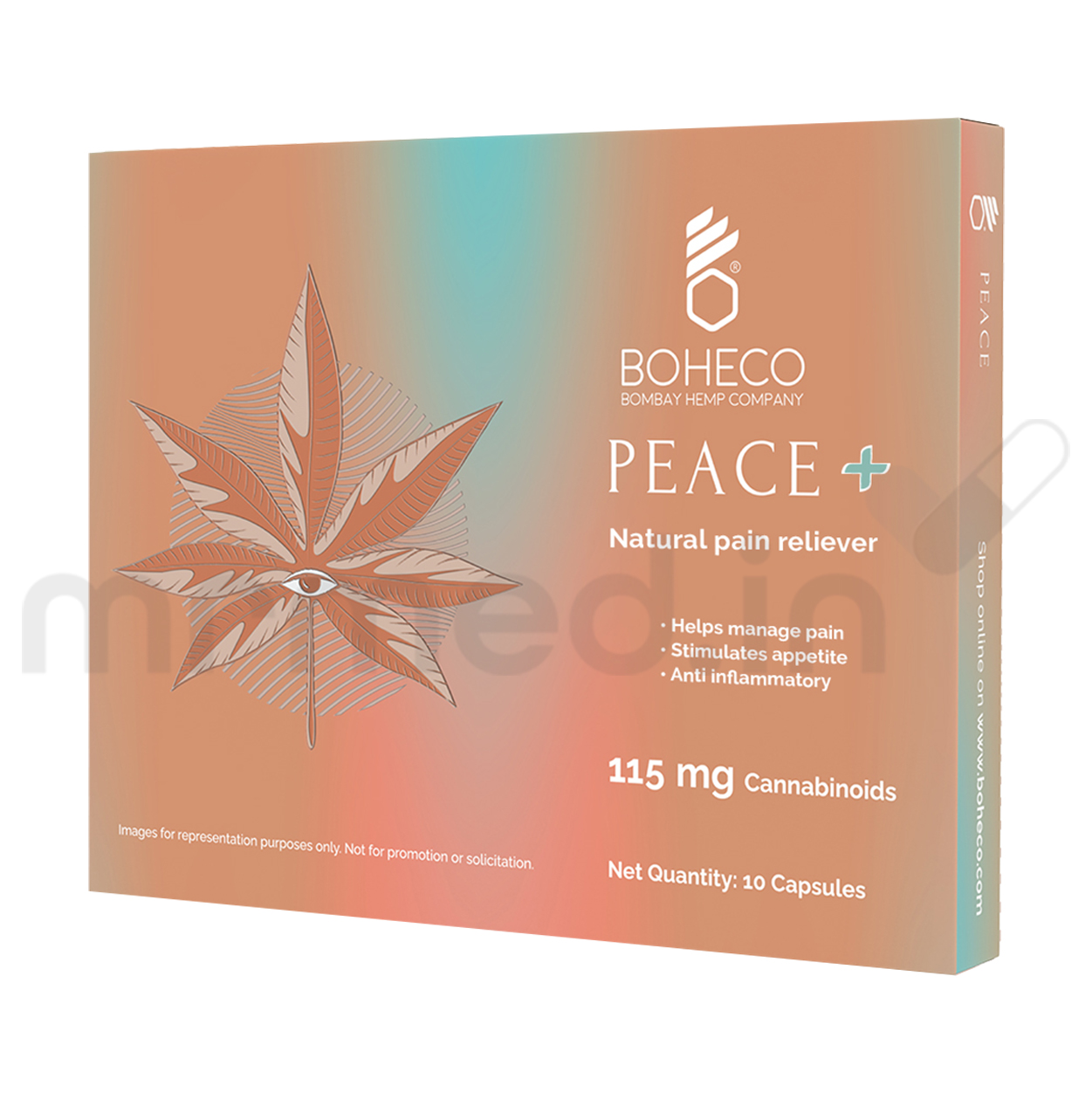 Peace + Natural Pain Reliever Capsule 10's