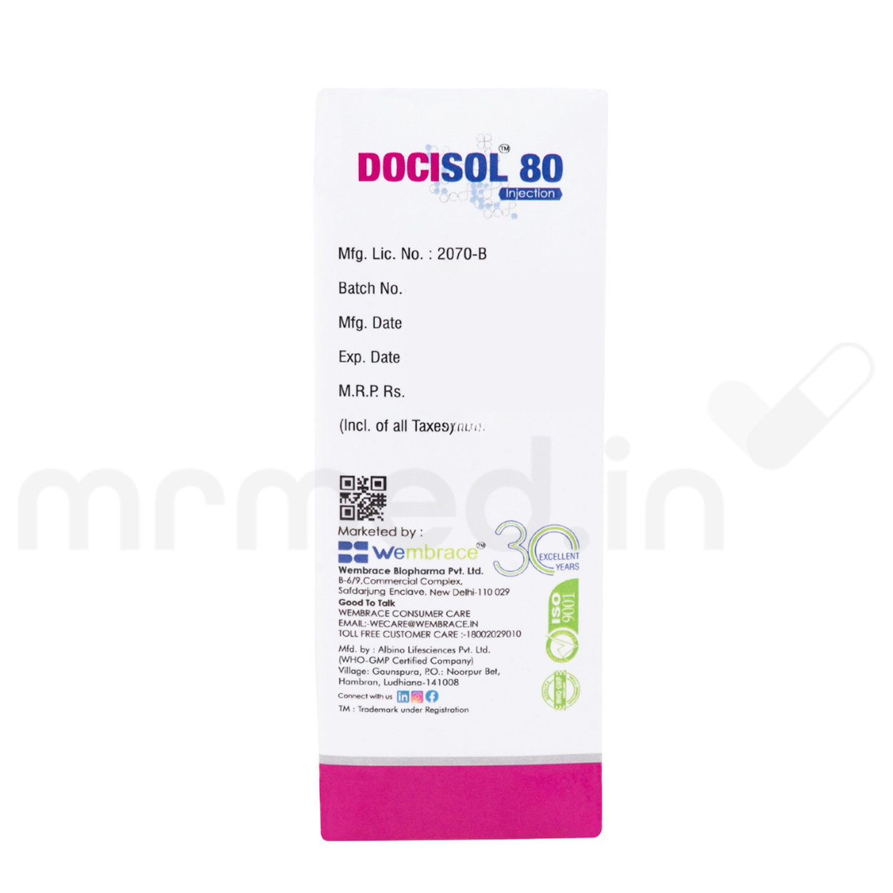 Buy Docisol 80mg Injection Online: Uses, Price, and Side effects | MrMed
