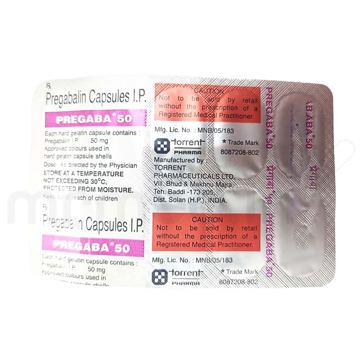 Buy Pregaba 50mg Capsule Online: Uses, Side Effects, Price and Reviews