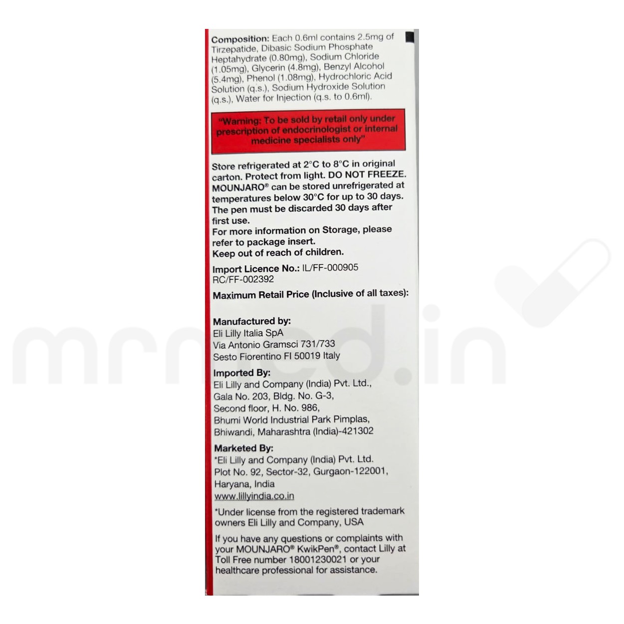 Buy Mounjaro 2.5mg KwikPen Online | Weight Loss Pen  MrMed
