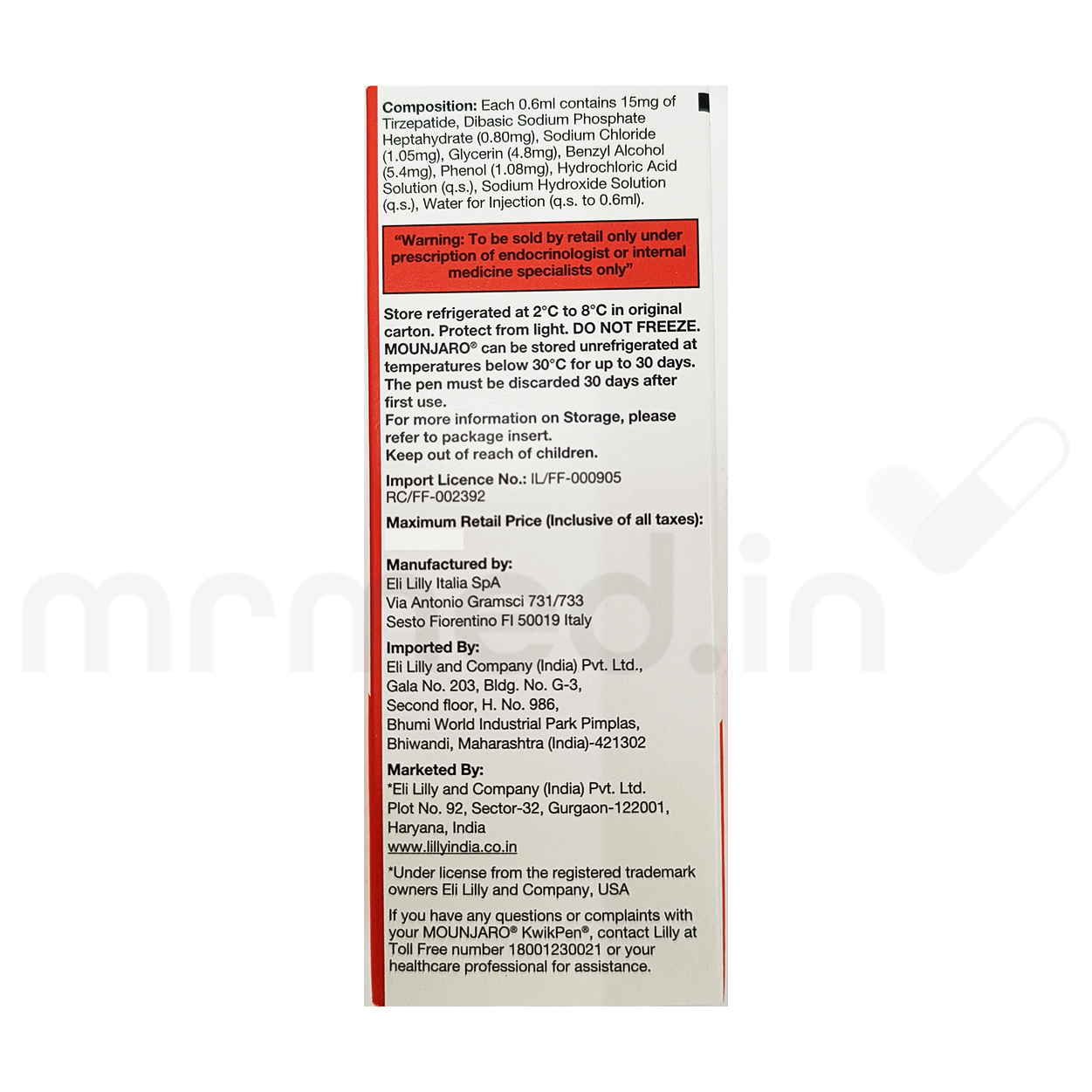Buy Mounjaro 2.5mg KwikPen Online | Weight Loss Pen  MrMed