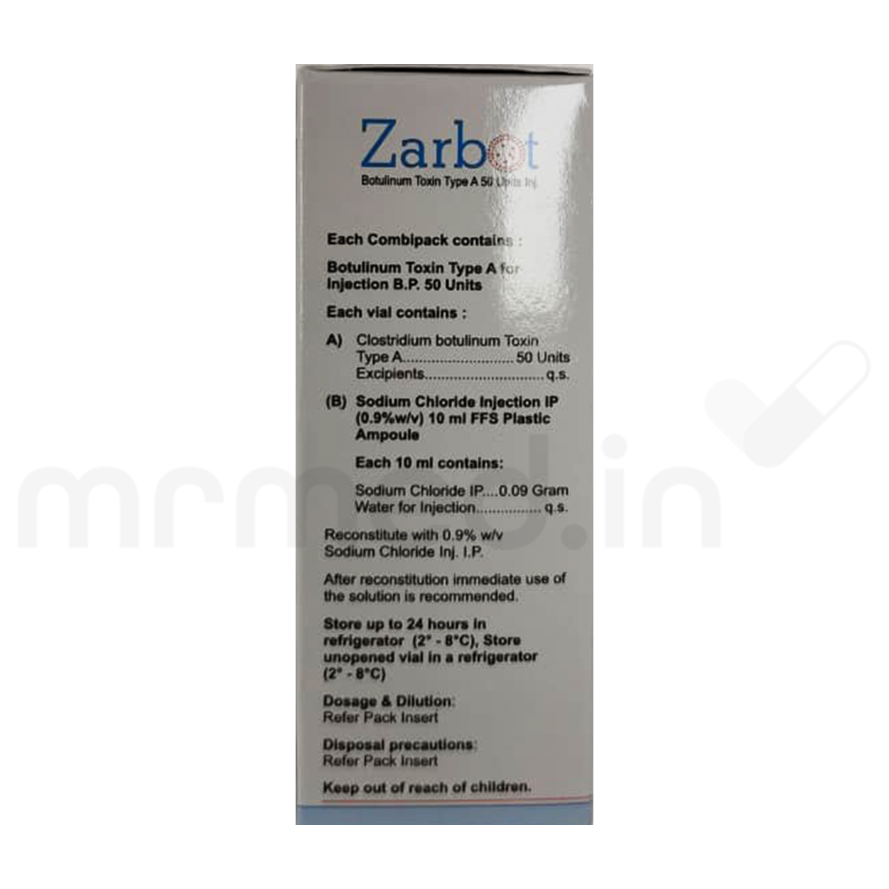Buy Zarbot 50IU Injection Online: Uses, Price, Composition, and Side ...