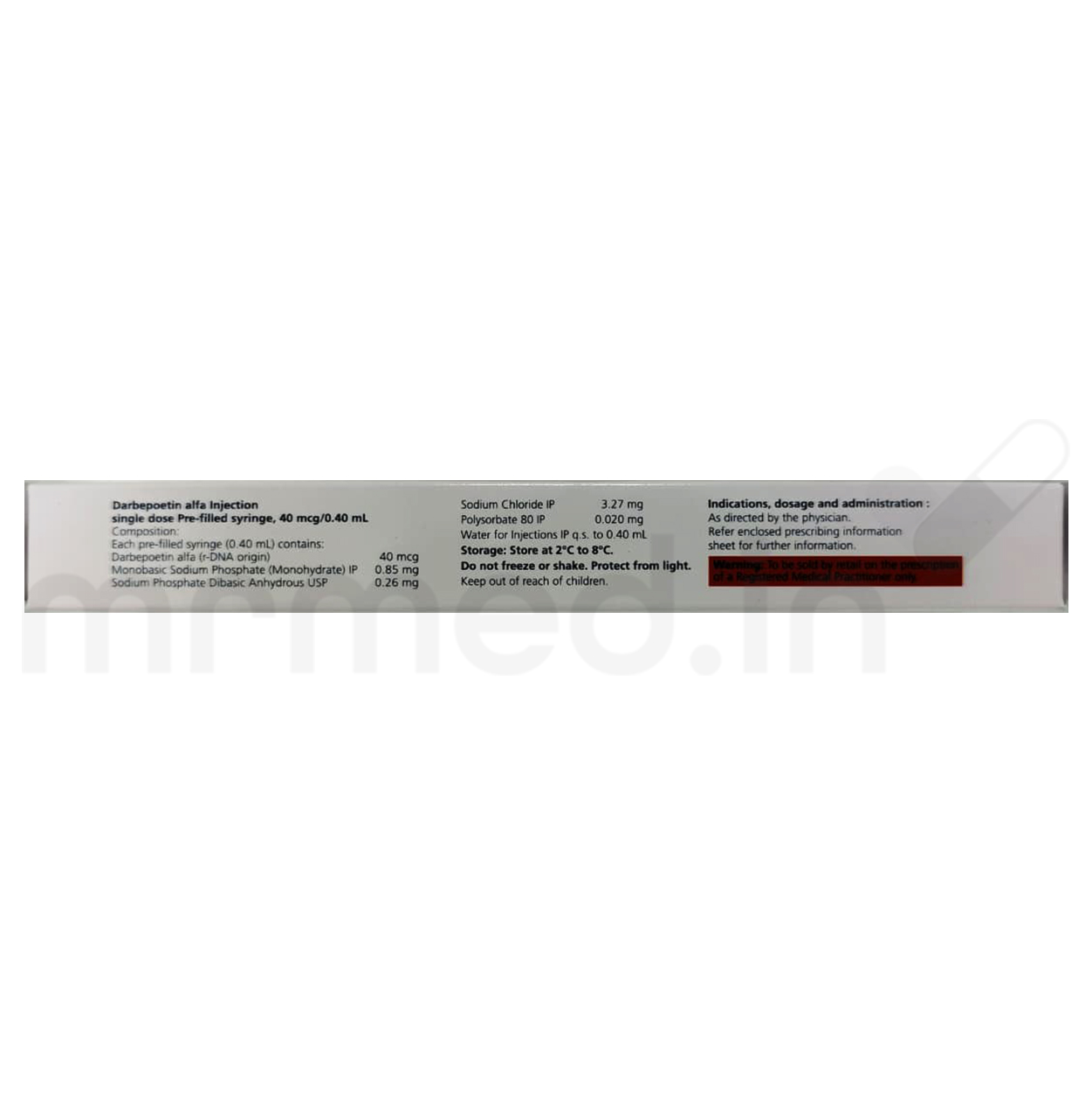 Buy Bionesp 40mcg Injection Online: Uses, Price, Dosage, Instructions ...