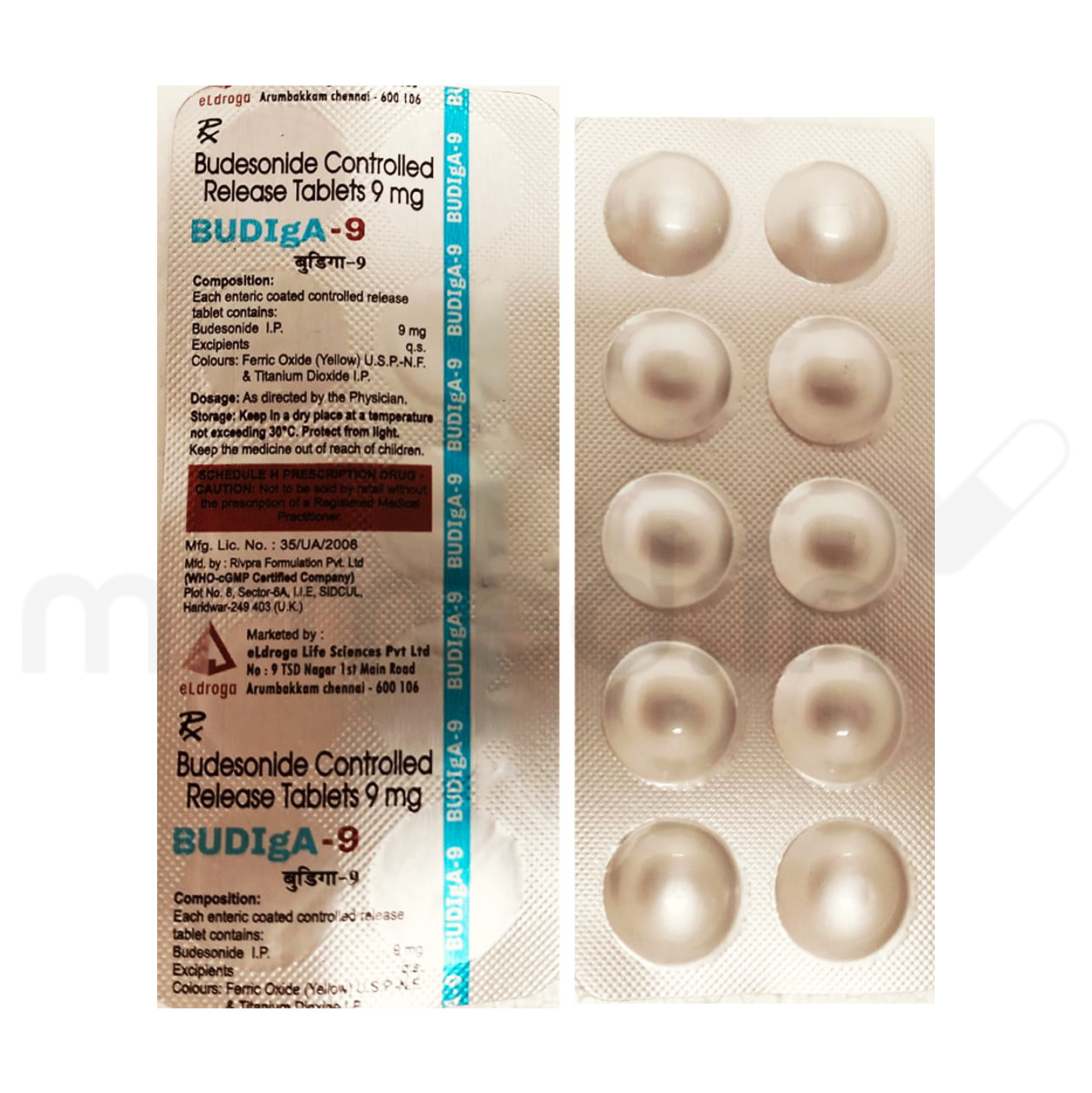 Budiga 9mg Tablet