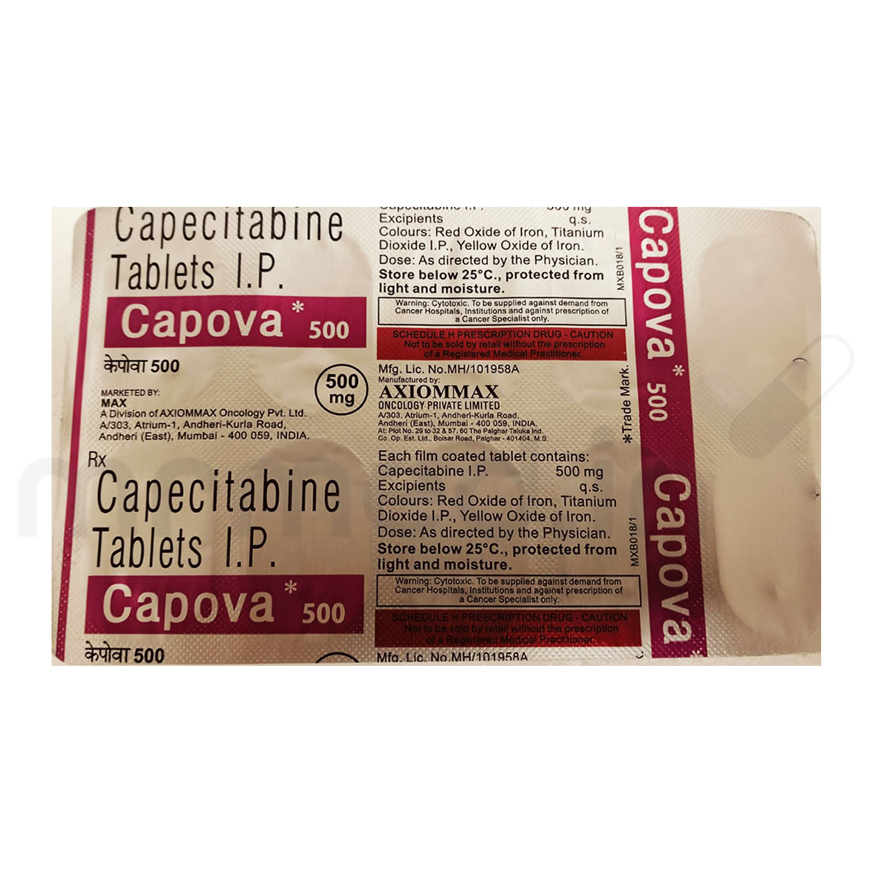 Buy Capova 500mg Tablet Online: Uses, Price, and Side Effects | MrMed