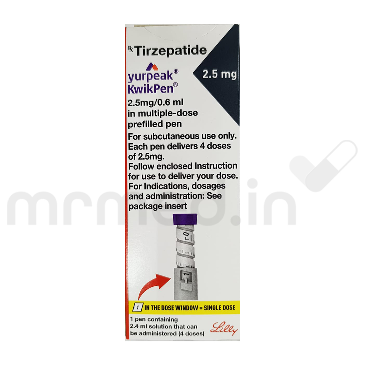 Yurpeak 2.5mg Kwikpen Price in India | Buy Online at MrMed Yurpeak 2.5mg Kwikpen Price in India | Buy Online at MrMed