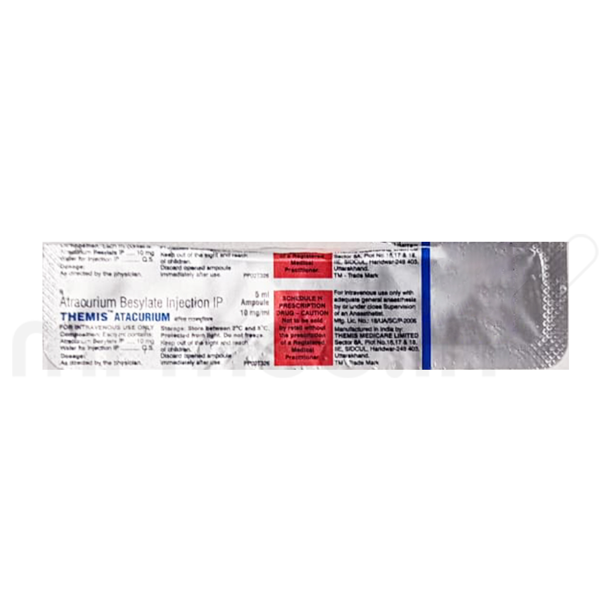 Buy Atacurium 10mg Injection 5ml: Uses, Price, and Side Effects
