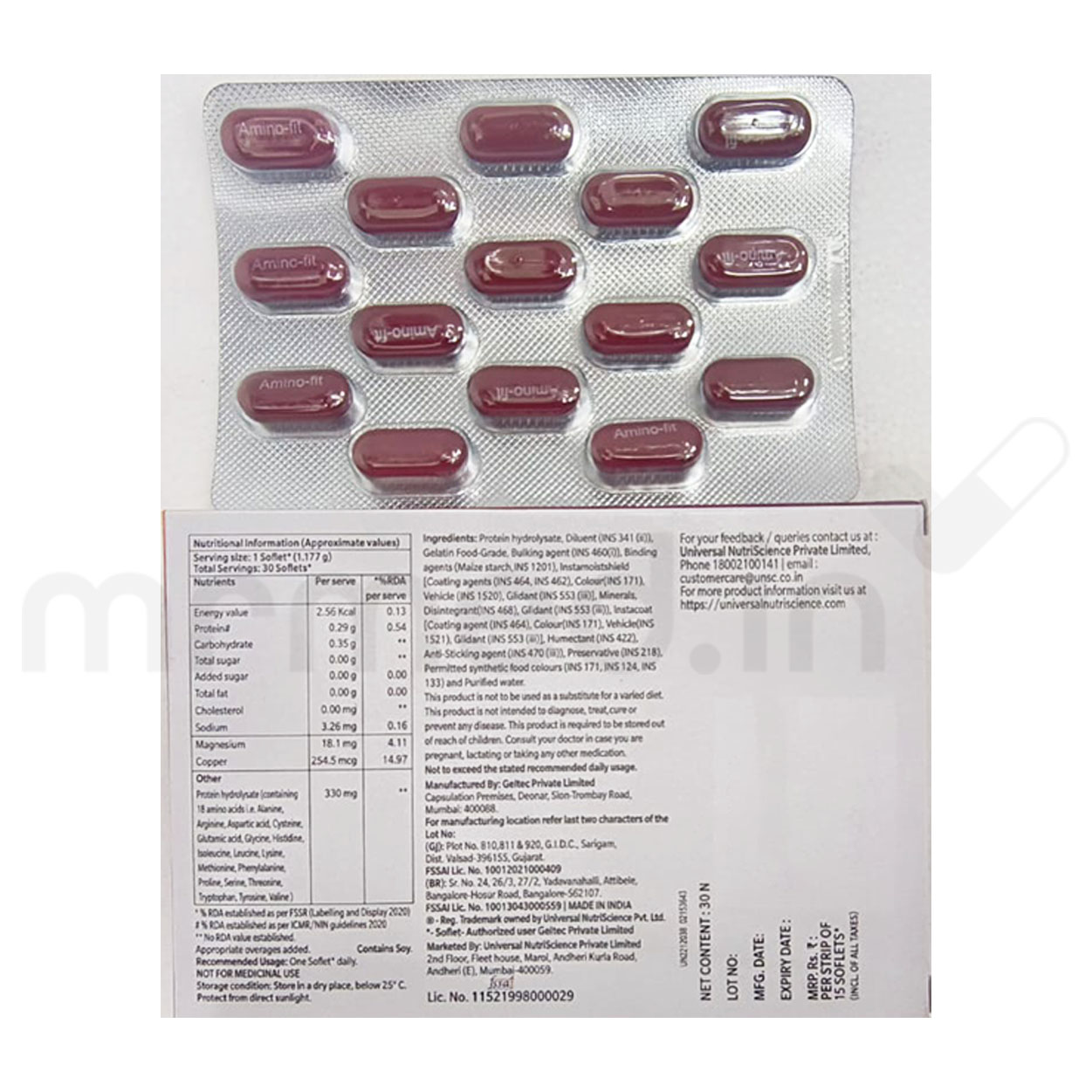 Buy Aminofit Capsule online: Uses, Benefits, and Review