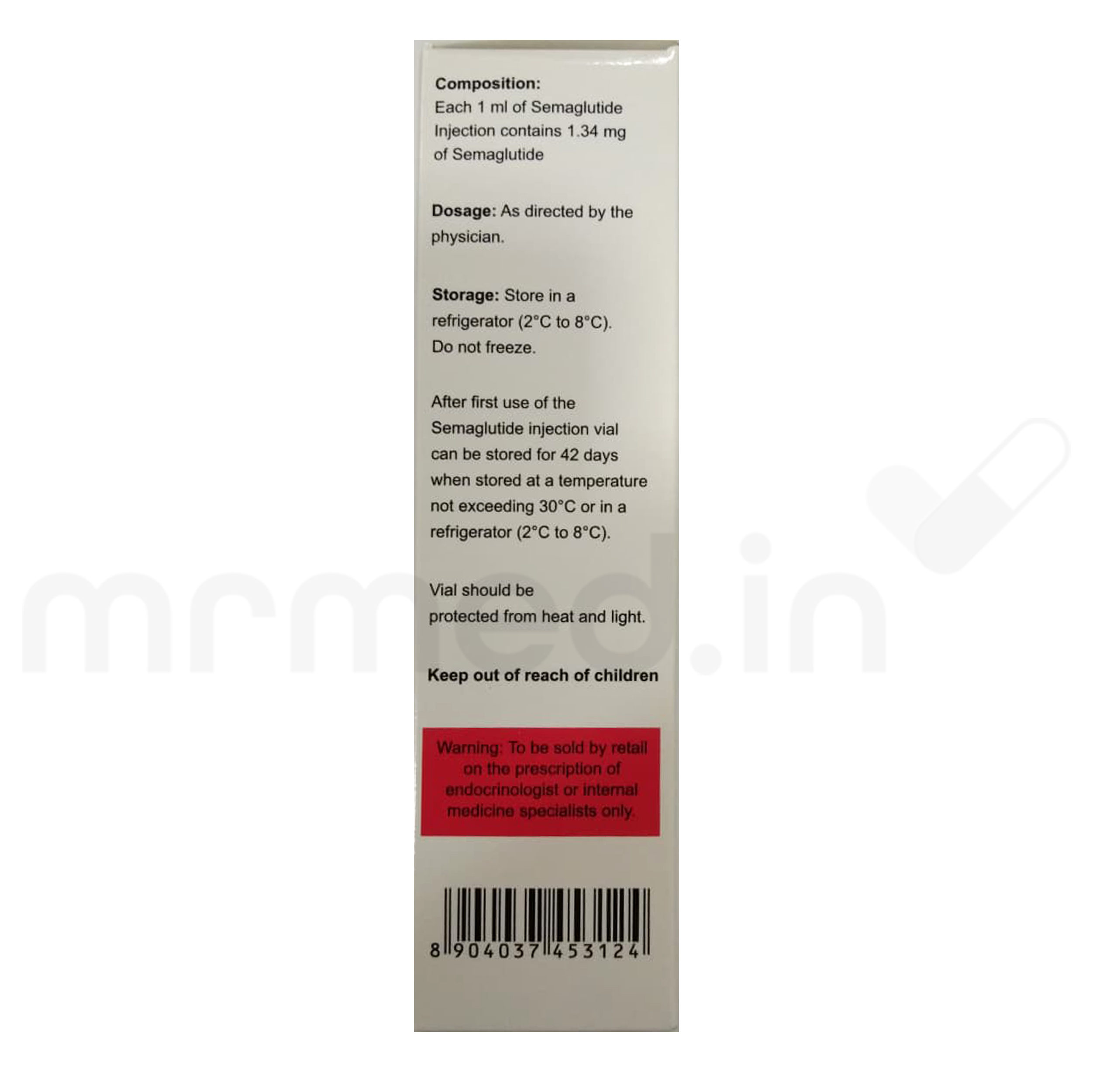 Semafull 4mg Injection Price in India | NATCO Generic Semaglutide Vial