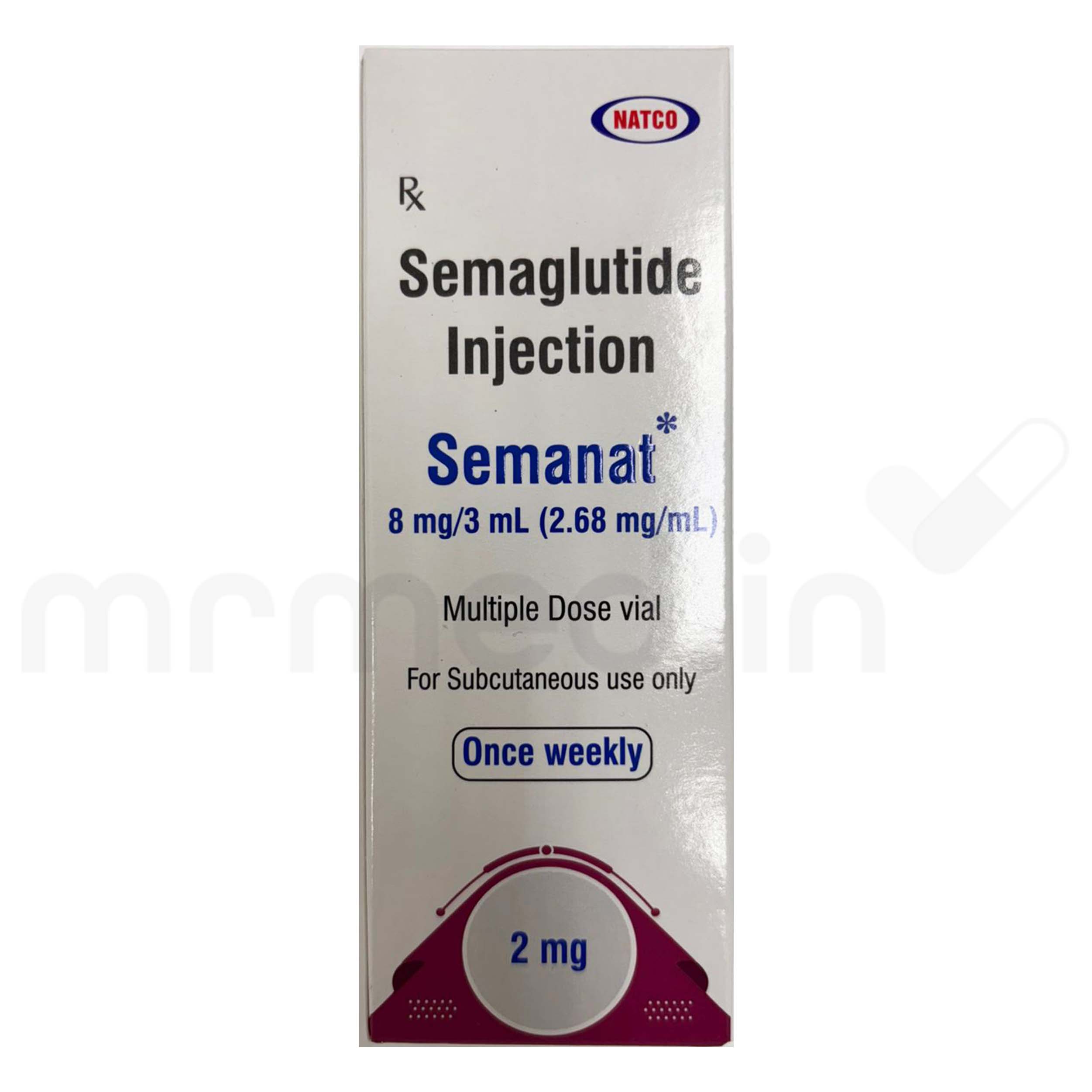 8 semaglutide Semanat 8mg Injection (Semaglutide) – Uses, Benefits & Price in India