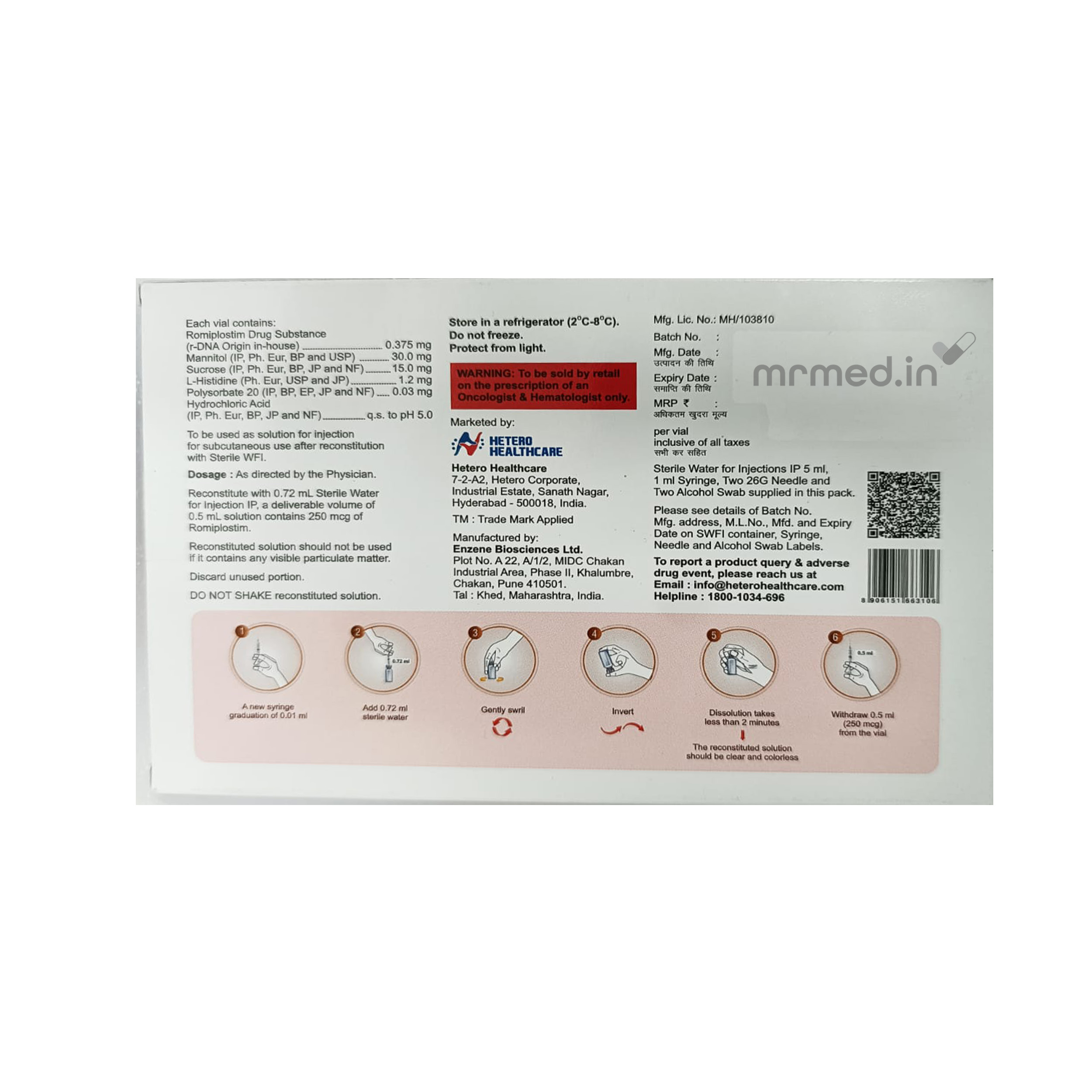 Buy Romstim 250mcg Injection Online: Uses, Price and Side Effects
