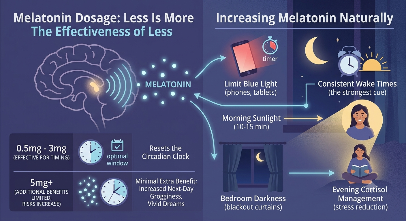 Melatonin and Sleep: Benefits, Dosage, Side Effects & Science Explained