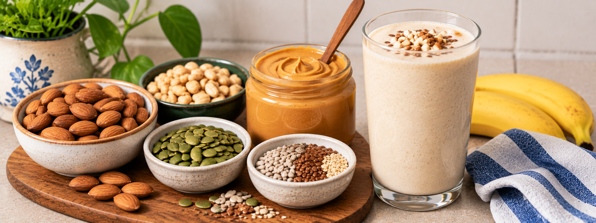 high protein small foods like nuts and seeds good for intake