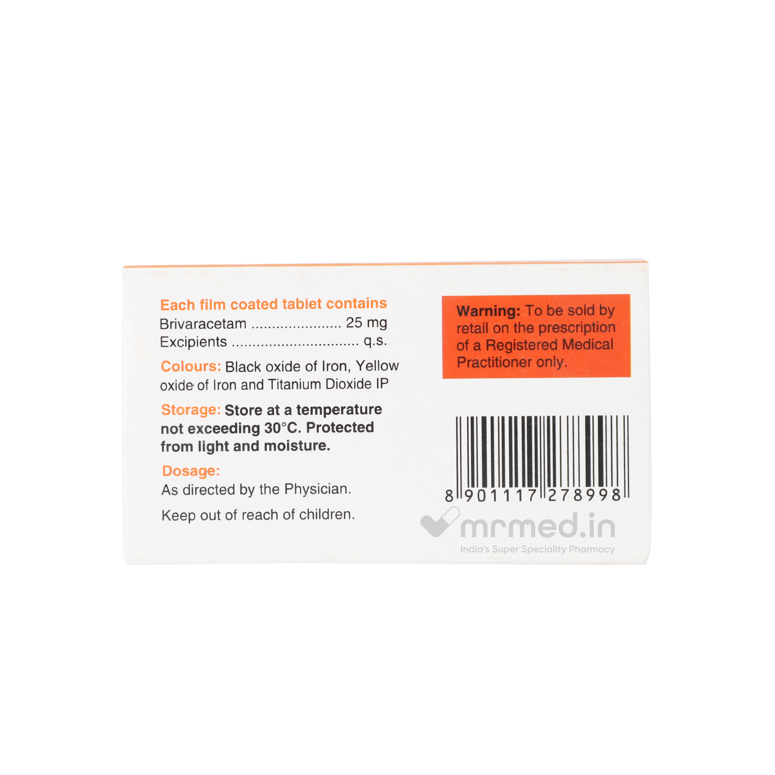 Brivepsy 25mg Tablet
