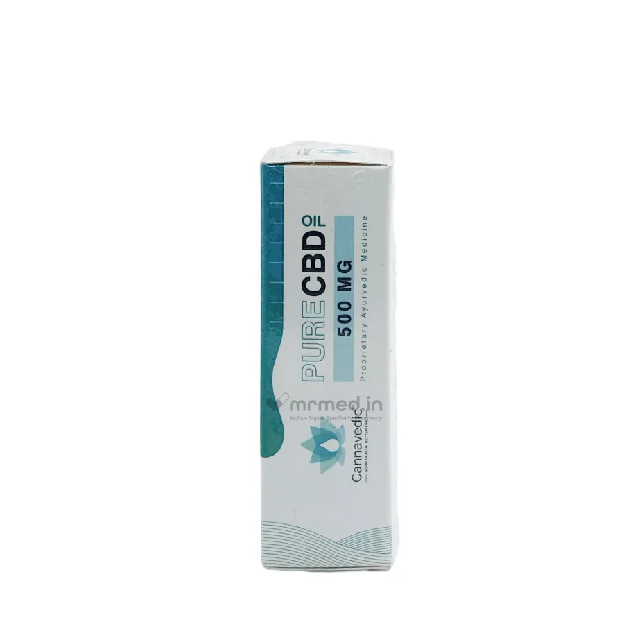 Buy Cannavedic Pure CBD Natural Oil 500mg 10ml Online | MrMed