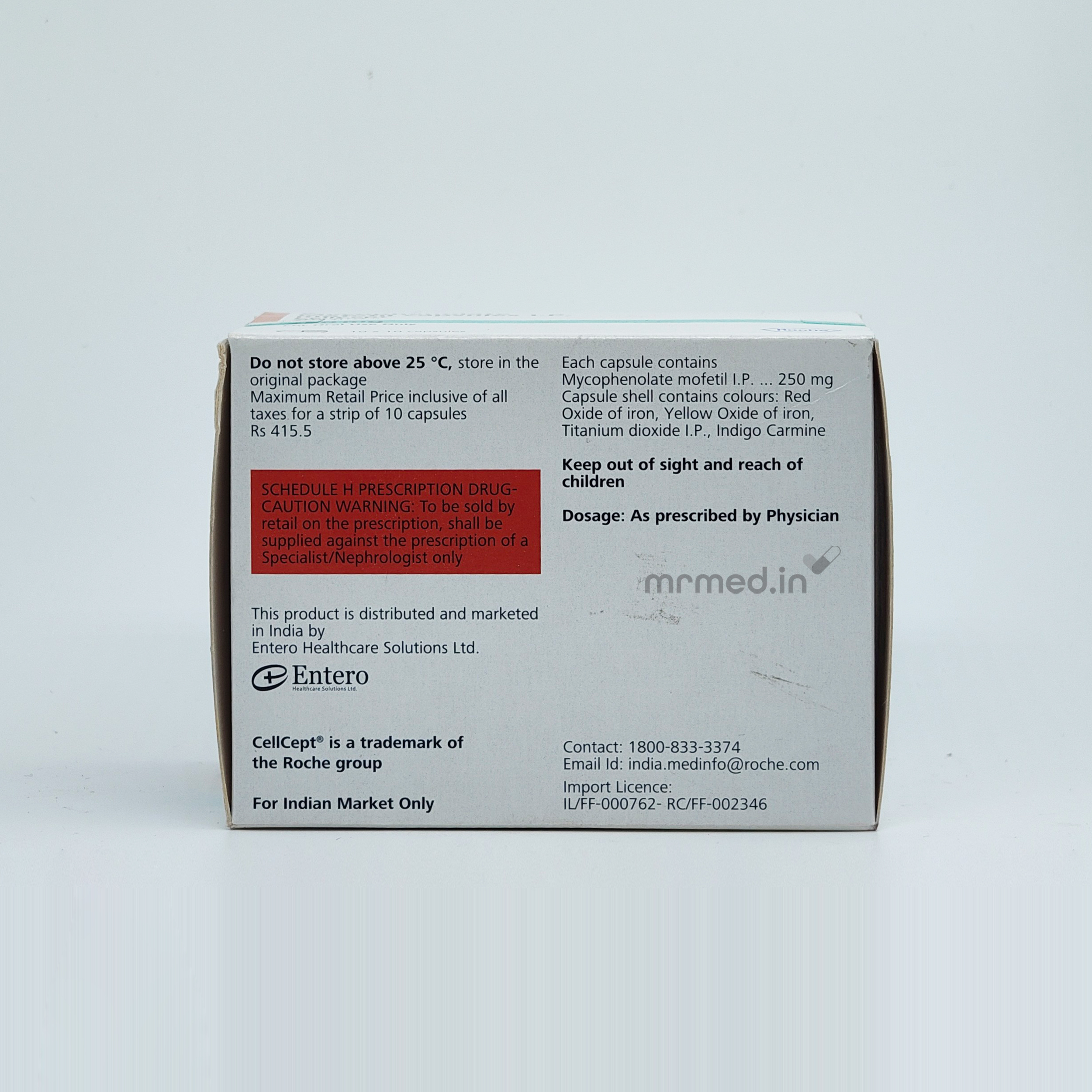 Buy Cellcept 250mg Capsule Online: Uses, Price, and Side Effects | MrMed