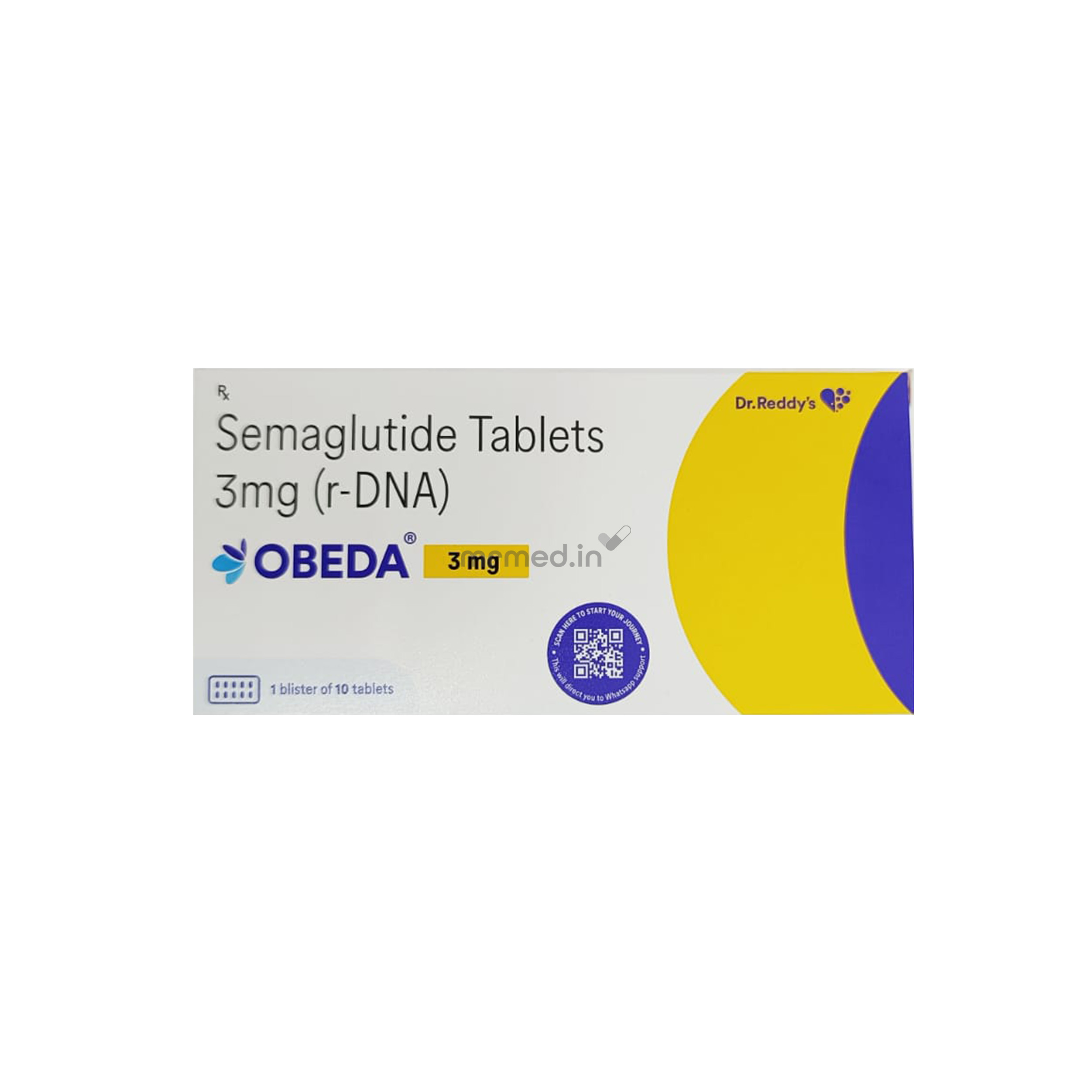 Obeda 3mg Tablet