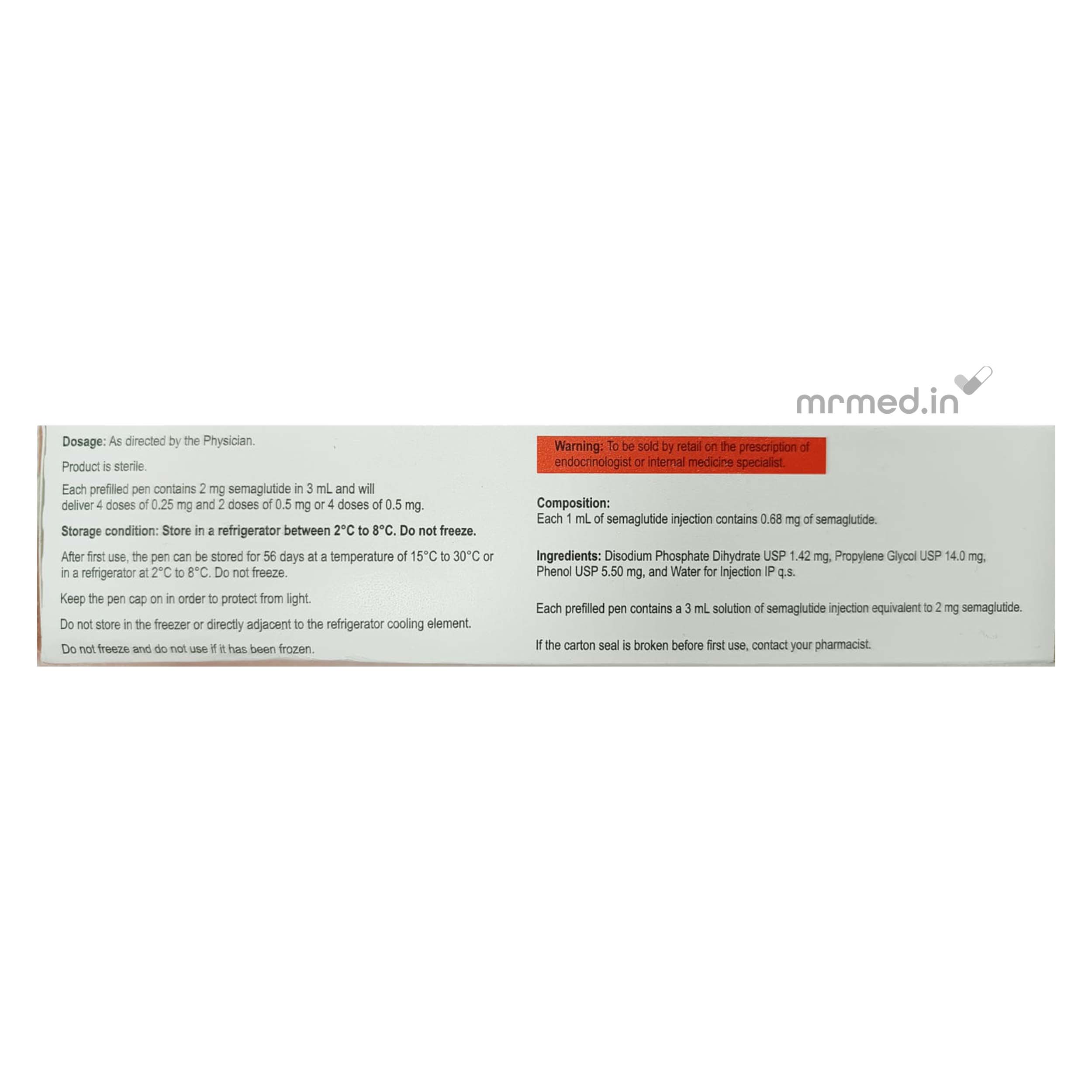 Semabest 2mg Injection (Generic Semaglutide): Uses, Benefits & Price