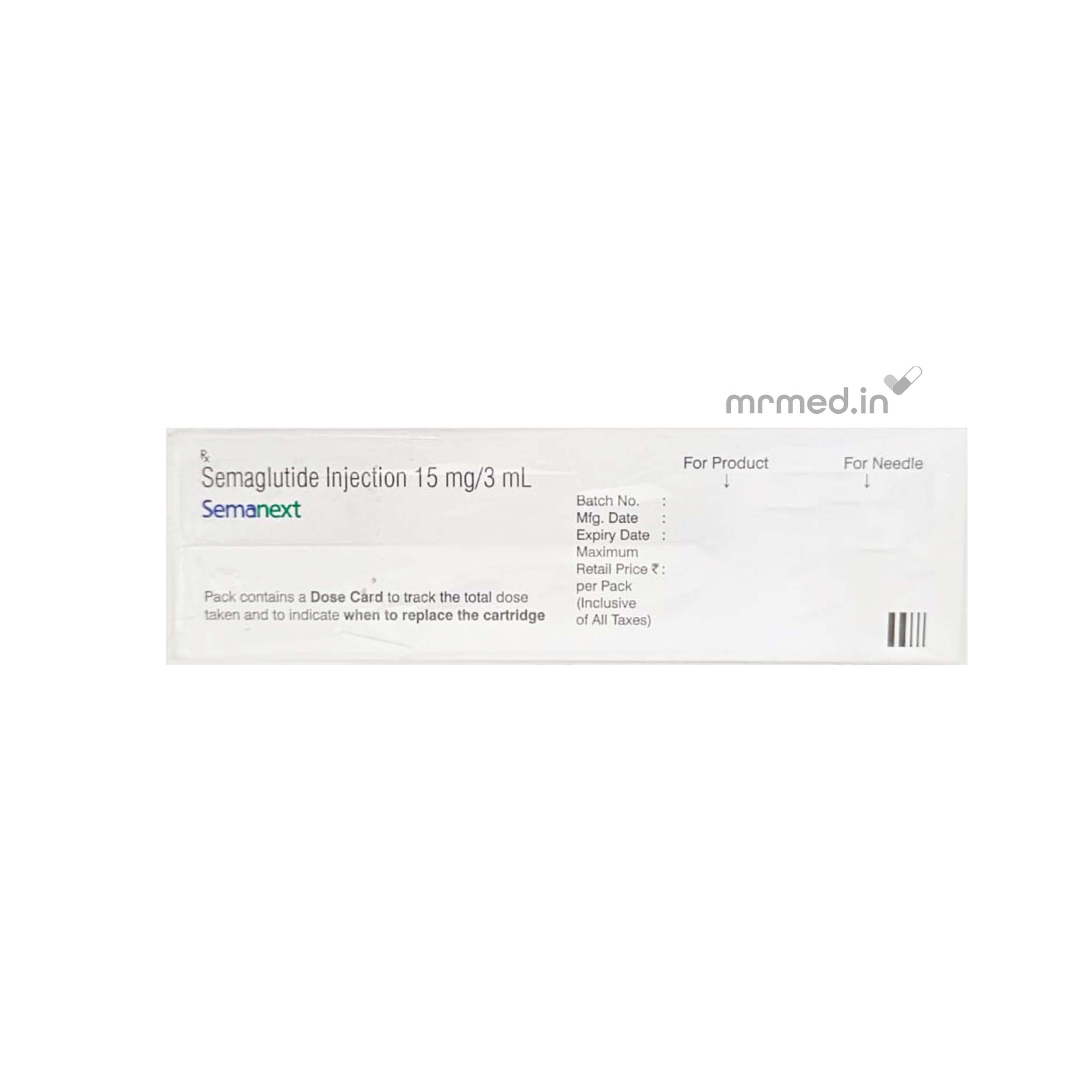 Semanext Inj Buy Semanext 15mg Cartridge 3ml Online for Weight Management