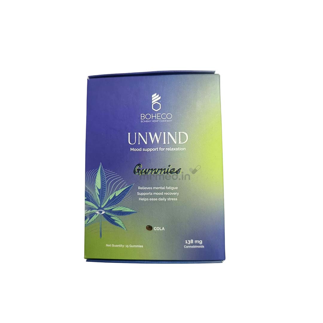 Unwind 138mg Mood Support for Relaxation Gummies 15's
