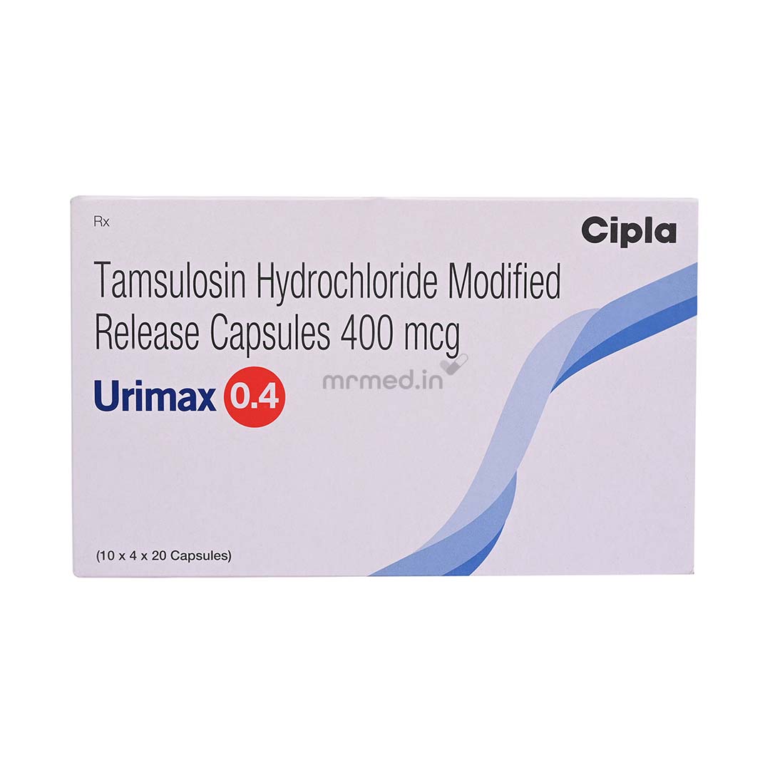 Urimax 0.4mg Capsule 20's