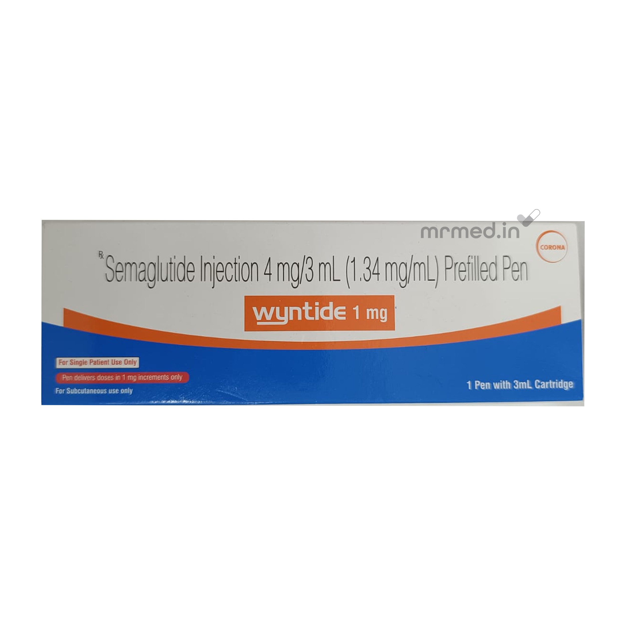 semaglutide corona Wyntide 1mg Pen Injection (Semaglutide)