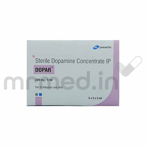 Buy Dopar 200mg Injection Online: Uses, Price, Dosage, Instructions ...