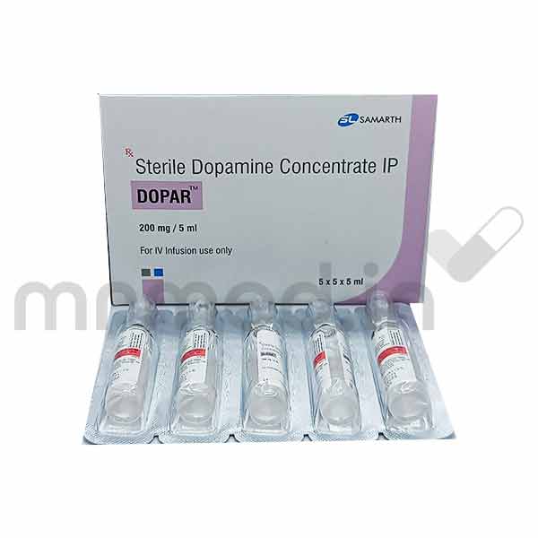 Buy Dopar 200mg Injection Online: Uses, Price, Dosage, Instructions ...